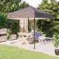 vidaXL Partyzelt Faltbar Taupe 3x3 m vidaXL Partyzelt Faltbar Taupe 3x3 m