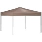 vidaXL Partyzelt Faltbar Taupe 3x3 m vidaXL Partyzelt Faltbar Taupe 3x3 m