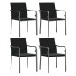 vidaXL 5-tlg. Garten-Essgruppe mit Kissen Poly Rattan und Stahl vidaXL 5-tlg. Garten-Essgruppe mit Kissen Poly Rattan und Stahl