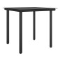 vidaXL 5-tlg. Garten-Essgruppe mit Kissen Poly Rattan und Stahl vidaXL 5-tlg. Garten-Essgruppe mit Kissen Poly Rattan und Stahl