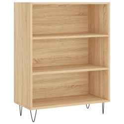 vidaXL Bücherregal Sonoma-Eiche 69,5x32,5x90 cm Holzwerkstoff