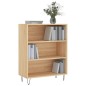 vidaXL Bücherregal Sonoma-Eiche 69,5x32,5x90 cm Holzwerkstoff vidaXL Bücherregal Sonoma-Eiche 69,5x32,5x90 cm Holzwerkstoff