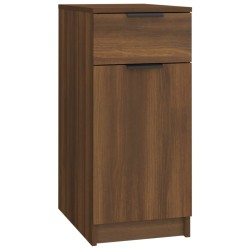 vidaXL Schreibtischschrank Braun Eiche 33,5x50x75 cm Holzwerkstoff