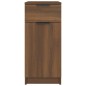 vidaXL Schreibtischschrank Braun Eiche 33,5x50x75 cm Holzwerkstoff vidaXL Schreibtischschrank Braun Eiche 33,5x50x75 cm Holzwerkstoff