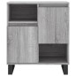 vidaXL Sideboards 2 Stk. Grau Sonoma Holzwerkstoff vidaXL Sideboards 2 Stk. Grau Sonoma Holzwerkstoff