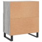 vidaXL Sideboards 2 Stk. Grau Sonoma Holzwerkstoff vidaXL Sideboards 2 Stk. Grau Sonoma Holzwerkstoff