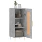 vidaXL Sideboard Betongrau 34,5x34x90 cm Holzwerkstoff vidaXL Sideboard Betongrau 34,5x34x90 cm Holzwerkstoff