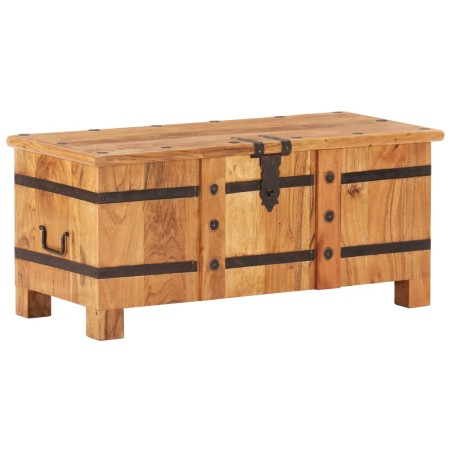 vidaXL Truhe 90x40x40 cm Akazie Massivholz 