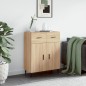 vidaXL Sideboard Sonoma-Eiche 69,5x34x90 cm Holzwerkstoff vidaXL Sideboard Sonoma-Eiche 69,5x34x90 cm Holzwerkstoff