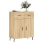 vidaXL Sideboard Sonoma-Eiche 69,5x34x90 cm Holzwerkstoff vidaXL Sideboard Sonoma-Eiche 69,5x34x90 cm Holzwerkstoff