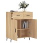 vidaXL Sideboard Sonoma-Eiche 69,5x34x90 cm Holzwerkstoff vidaXL Sideboard Sonoma-Eiche 69,5x34x90 cm Holzwerkstoff