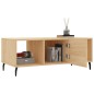 vidaXL Couchtisch Sonoma-Eiche 102x50x40 cm Holzwerkstoff vidaXL Couchtisch Sonoma-Eiche 102x50x40 cm Holzwerkstoff