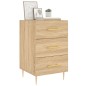 vidaXL Nachttisch Sonoma-Eiche 40x40x66 cm Holzwerkstoff vidaXL Nachttisch Sonoma-Eiche 40x40x66 cm Holzwerkstoff