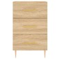 vidaXL Nachttisch Sonoma-Eiche 40x40x66 cm Holzwerkstoff vidaXL Nachttisch Sonoma-Eiche 40x40x66 cm Holzwerkstoff