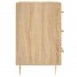 vidaXL Nachttisch Sonoma-Eiche 40x40x66 cm Holzwerkstoff vidaXL Nachttisch Sonoma-Eiche 40x40x66 cm Holzwerkstoff