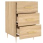 vidaXL Nachttisch Sonoma-Eiche 40x40x66 cm Holzwerkstoff vidaXL Nachttisch Sonoma-Eiche 40x40x66 cm Holzwerkstoff