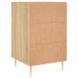 vidaXL Nachttisch Sonoma-Eiche 40x40x66 cm Holzwerkstoff vidaXL Nachttisch Sonoma-Eiche 40x40x66 cm Holzwerkstoff