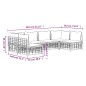 vidaXL 6-tlg. Garten-Lounge-Set mit Kissen Anthrazit Poly Rattan vidaXL 6-tlg. Garten-Lounge-Set mit Kissen Anthrazit Poly Rattan