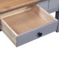 vidaXL Couchtisch Grau 100x60x45 cm Massivholz Panama-Kiefer 