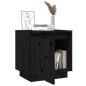 vidaXL Nachttische 2 Stk. Schwarz 40x30x40 cm Massivholz Kiefer vidaXL Nachttische 2 Stk. Schwarz 40x30x40 cm Massivholz Kiefer