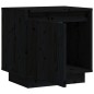 vidaXL Nachttische 2 Stk. Schwarz 40x30x40 cm Massivholz Kiefer vidaXL Nachttische 2 Stk. Schwarz 40x30x40 cm Massivholz Kiefer