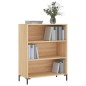 vidaXL Bücherregal Sonoma-Eiche 69,5x32,5x90 cm Holzwerkstoff vidaXL Bücherregal Sonoma-Eiche 69,5x32,5x90 cm Holzwerkstoff