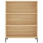 vidaXL Bücherregal Sonoma-Eiche 69,5x32,5x90 cm Holzwerkstoff vidaXL Bücherregal Sonoma-Eiche 69,5x32,5x90 cm Holzwerkstoff