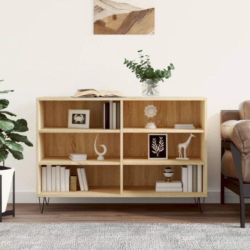 vidaXL Sideboard Sonoma-Eiche 103,5x35x70 cm Holzwerkstoff vidaXL Sideboard Sonoma-Eiche 103,5x35x70 cm Holzwerkstoff