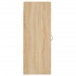 vidaXL Wandschrank Sonoma-Eiche 34,5x34x90 cm Holzwerkstoff vidaXL Wandschrank Sonoma-Eiche 34,5x34x90 cm Holzwerkstoff