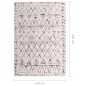 vidaXL Teppich Bedruckt Mehrfarbig 160x230 cm Stoff vidaXL Teppich Bedruckt Mehrfarbig 160x230 cm Stoff