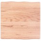 vidaXL Tischplatte 40x40x(2-6) cm Massivholz Behandelt Baumkante vidaXL Tischplatte 40x40x(2-6) cm Massivholz Behandelt Baumkante