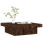 vidaXL Couchtisch Räuchereiche 90x90x28 cm Holzwerkstoff vidaXL Couchtisch Räuchereiche 90x90x28 cm Holzwerkstoff