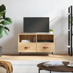 vidaXL TV-Schrank Sonoma-Eiche 80x36x50 cm Holzwerkstoff