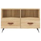 vidaXL TV-Schrank Sonoma-Eiche 80x36x50 cm Holzwerkstoff vidaXL TV-Schrank Sonoma-Eiche 80x36x50 cm Holzwerkstoff
