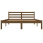 vidaXL Massivholzbett Kiefer 120x190 cm Honigbraun vidaXL Massivholzbett Kiefer 120x190 cm Honigbraun