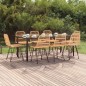 vidaXL 9-tlg. Garten-Essgruppe Poly Rattan vidaXL 9-tlg. Garten-Essgruppe Poly Rattan