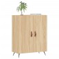 vidaXL Sideboard Sonoma-Eiche 69,5x34x90 cm Holzwerkstoff vidaXL Sideboard Sonoma-Eiche 69,5x34x90 cm Holzwerkstoff