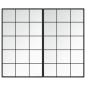 vidaXL Wandspiegel 2 Stk. Schwarz 100x60 cm Metall vidaXL Wandspiegel 2 Stk. Schwarz 100x60 cm Metall