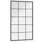 vidaXL Wandspiegel 2 Stk. Schwarz 100x60 cm Metall vidaXL Wandspiegel 2 Stk. Schwarz 100x60 cm Metall