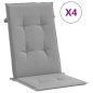vidaXL Gartenstühle mit Kissen 4 Stk. Massivholz Teak vidaXL Gartenstühle mit Kissen 4 Stk. Massivholz Teak