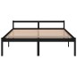 vidaXL Massivholzbett Schwarz Kiefer 180x200 cm vidaXL Massivholzbett Schwarz Kiefer 180x200 cm