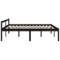vidaXL Massivholzbett Schwarz Kiefer 180x200 cm vidaXL Massivholzbett Schwarz Kiefer 180x200 cm