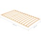 vidaXL Lattenrost mit 13 Latten 120x200 cm vidaXL Lattenrost mit 13 Latten 120x200 cm