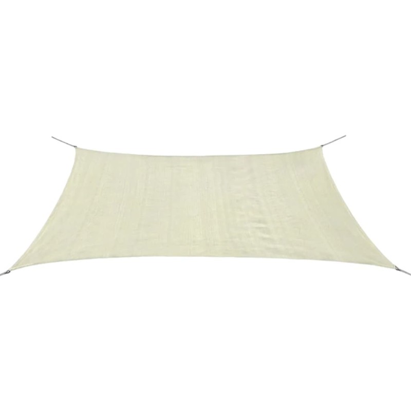 vidaXL Sonnensegel HDPE Rechteckig 2x4 m Creme vidaXL Sonnensegel HDPE Rechteckig 2x4 m Creme