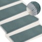 vidaXL Stufenmatten 15 Stk. 65x21x4 cm Blau vidaXL Stufenmatten 15 Stk. 65x21x4 cm Blau