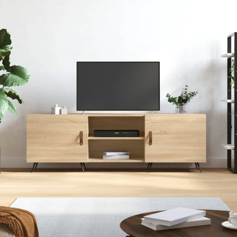 vidaXL TV-Schrank Sonoma-Eiche 150x30x50 cm Holzwerkstoff vidaXL TV-Schrank Sonoma-Eiche 150x30x50 cm Holzwerkstoff