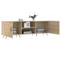vidaXL TV-Schrank Sonoma-Eiche 150x30x50 cm Holzwerkstoff vidaXL TV-Schrank Sonoma-Eiche 150x30x50 cm Holzwerkstoff
