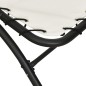 vidaXL Sonnenliege mit Dach Creme 167x80x195 cm Stoff und Stahl vidaXL Sonnenliege mit Dach Creme 167x80x195 cm Stoff und Stahl