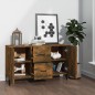 vidaXL Sideboard Räuchereiche 100x36x60 cm Holzwerkstoff vidaXL Sideboard Räuchereiche 100x36x60 cm Holzwerkstoff