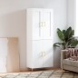 vidaXL Highboard Weiß 69,5x34x180 cm Holzwerkstoff vidaXL Highboard Weiß 69,5x34x180 cm Holzwerkstoff